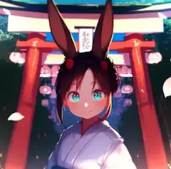 うさミミ巫女さん