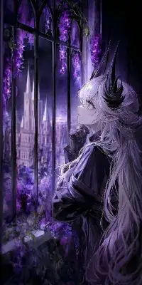 景色を眺めているFGOのリリス👿