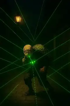 スナイパーに囲まれた盗っ人