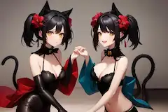 猫の擬人化