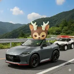 つのねこ モリスで遊ぶ