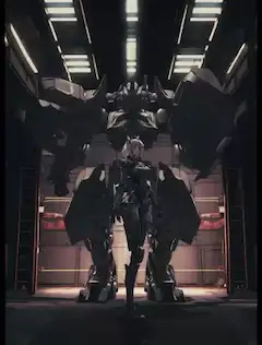 白猫耳スーツと兵器格納ハンガー