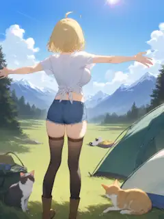 😒「私に元気を分けてくれ！」