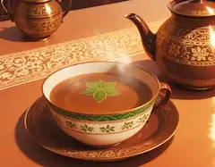 蒸気立ち上る紅茶の誘惑