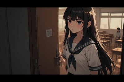 放課後の教室で交わす秘密の視線