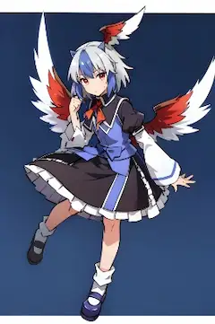東方キャラと三つ折りソックス