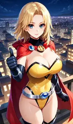 ティナさん　スーパーヒーロー