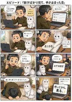 猫が止めた、数字に囚われた創作の日