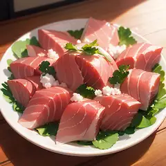 鮪の刺身