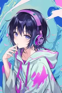 パーカー着た女の子