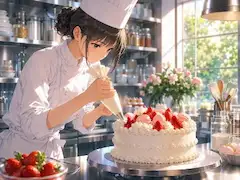 朝のキッチンで生まれる甘い物語