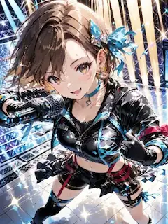 動画の元絵　水木聖來さん（23歳、成人）アイドルマスターシンデレラガールズ