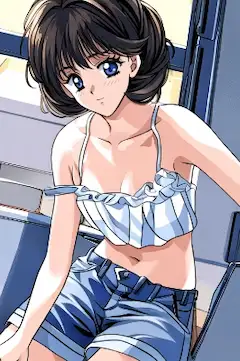 昔のギャルゲー風 (5枚)