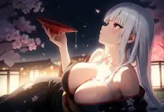 宵桜のしずく