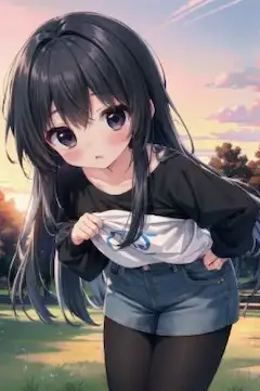 夕暮れの公園で……(実は失敗集)