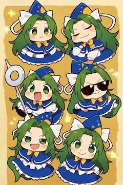 ちび魅魔様いっぱい