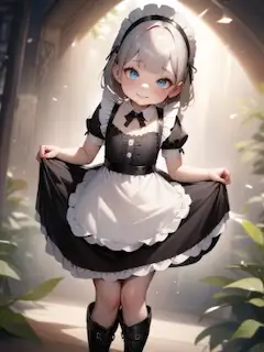 メイド服の女の子