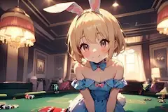 バニードレス少女