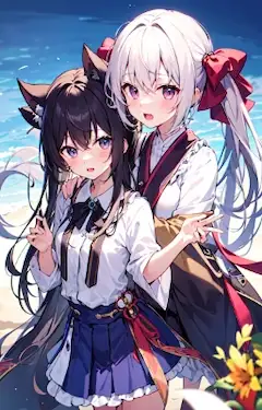 チヨとレベッカ