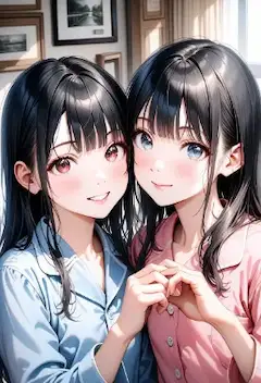 仲良し双子