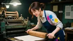 🖨️印刷インクに染まる職人