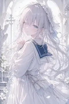 儚いセーラー服の聖女