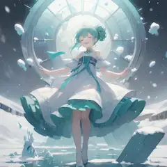 常磐アクア(お題：雪#3)