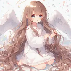 わが家の天使、苦戦中。
