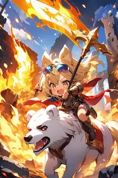 🧸作者のクマさんと幻獣クマキバオー🐎