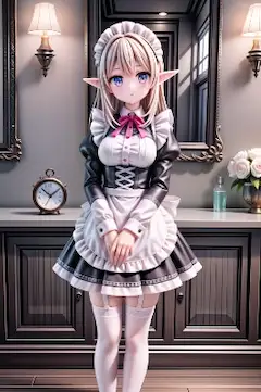 エルフのメイドさん(FluffyBreed)