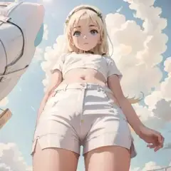 White Shorts
