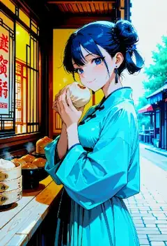 湯気に誘われて、街角の小さな幸せ