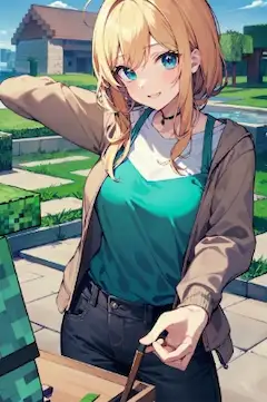 運命的に完成したMinecraftのAlex