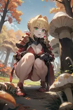 FGO　今日はネロ様誕生日らしいので、松茸狩りで御座います
