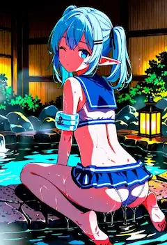 瞳の奥にある気配が、湯の輪郭にそっと安堵を添える