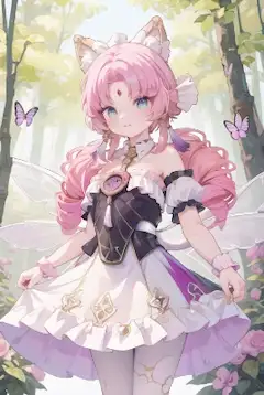 フリンジの耳飾り