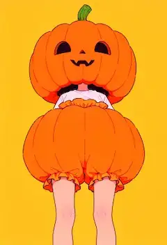 かぼちゃ娘の不思議なハロウィン夜