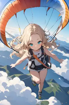 パラグライダーおでこちゃん