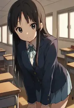 サウナ上がりの秋山澪（けいおん）