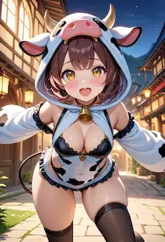 牛娘の夜街冒険譚