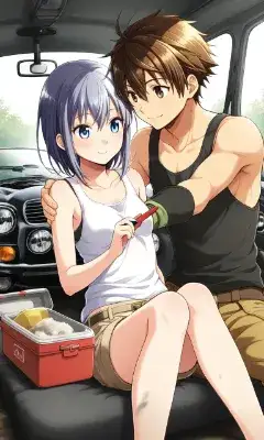 車の整備