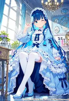 羽根のような光をまとう日