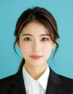 証明写真風