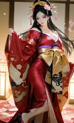 紅鶴の優雅な舞姫