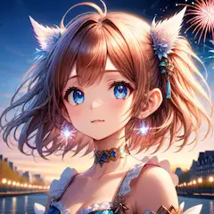 花火のイヤリング（7枚）