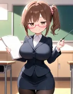 【コラボ？】 がったんさんちの「新米教師」ちゃん（試作）