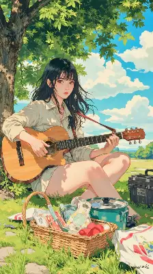 風にそよぐメロディ／スマホ壁紙アーカイブ