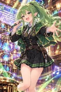 美食巫女、歌い手デビュー！？ 驚異の声量、壊滅的な音程！