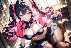 ピンクの誘惑ツインテール