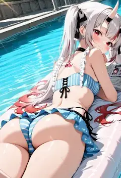 [動画]水着あやめちゃん